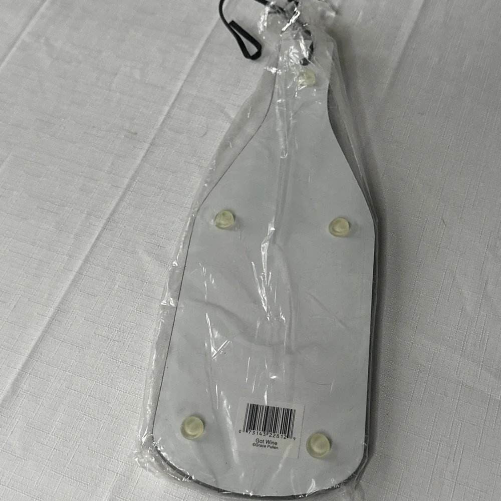 Wine‎ bottle shaped cheese board with spreader charcuterie girls night Novelty